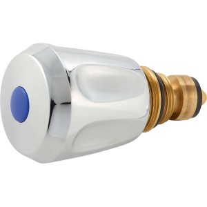 ABS-Oberteil für Heißwassergeräte, 16,7 mm (G 3/8), Ersatzgriff für Armaturen mit blauem Knopf.