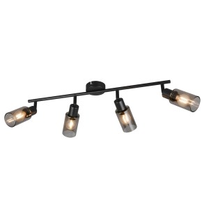 Reality Strahler Mars Schwarz matt 4er Spot