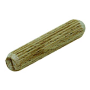 Hettich Holzdübel, geriffelt, 8x40 mm, 40 Stück, für Holzverbindungen.