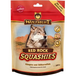 Wolfsblut Hundesnack Squashies Red Rock 300g, Hunde-Belohnungssnack mit Känguru und Süßkartoffel.