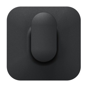 Tiger Carv Handtuchhaken Medium mit Selbstklebender Wandhalterung Schwarz