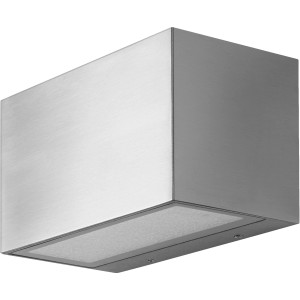 Ledvance Smart+ Brick Außenleuchte, silberfarben. Smarte LED-Wandleuchte für Garten & Terrasse.