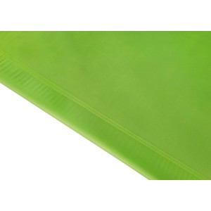 Detailaufnahme: Grünes Dach der Hollywoodschaukel Abrigo für Kinder.