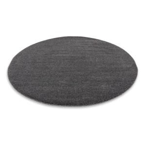 Runder, anthrazitfarbener Schöner Wohnen Teppich Pure (Ø 160 cm).