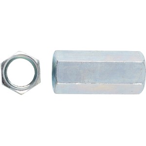 Verbindungsmutter M8 x 30 mm Stahl Feuerverzinkt 4 Stück