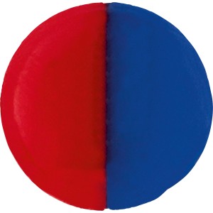 Indexpunkt aus Kunststoff für Einhebel-Duscharmatur, rot/blau.