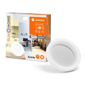 Ledvance Sun@Home Smart+ Deckenleuchte, rund, weiß, Ø 45cm. Smarte LED Lampe mit Biorhythmussteuerung.