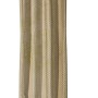 Blickdichter, sandfarbener Schlaufenschal mit Punktmuster, 300x135 cm, als Fensterdekoration.