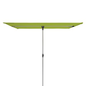 Grüner Doppler Balkonschirm, 127x177 cm, mit Handöffner. Ideal für kleine Balkone.