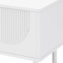 okwish TV Schrank mit Stauraum Kabelmanagement Minimalistisch 180x40x52cm Weiß_7
