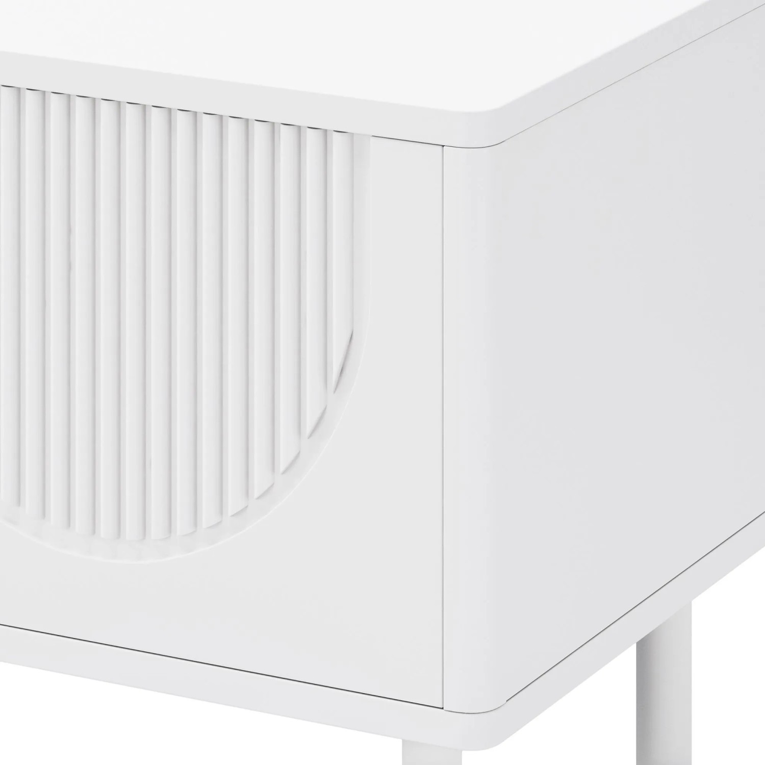 okwish TV Schrank mit Stauraum Kabelmanagement Minimalistisch 180x40x52cm Weiß_7