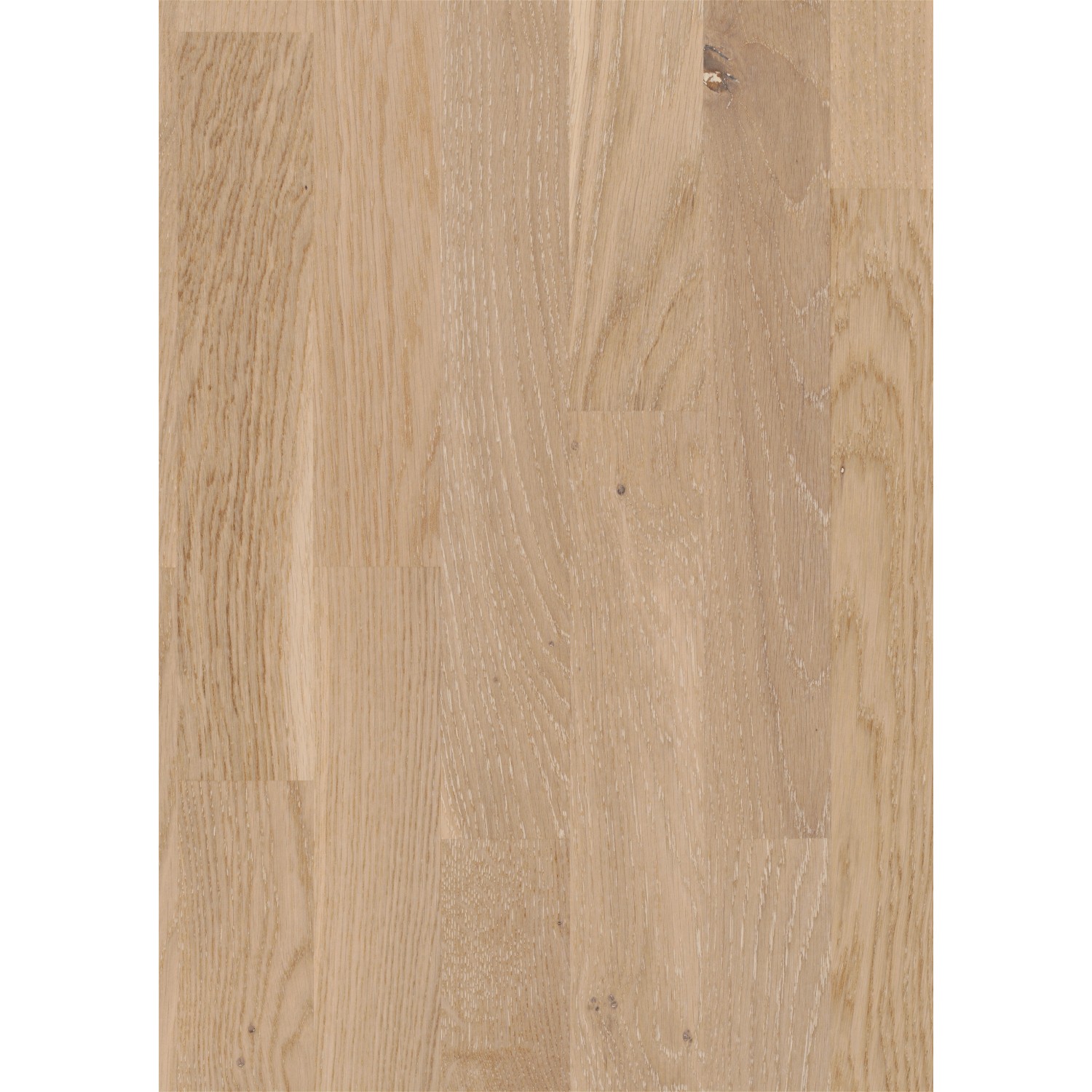 Parador Parkett 3060 Living Eiche Weiß matt Schiffsboden, Detailansicht der Holzstruktur.