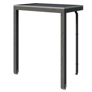 Skan Holz Vordach Fehmarn 200 cm x 125 cm Schiefergrau