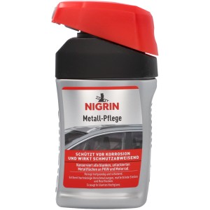 Nigrin Metall-Pflege 300ml für Chrom, Aluminium und andere Metalle. Autopflege für Hochglanz.