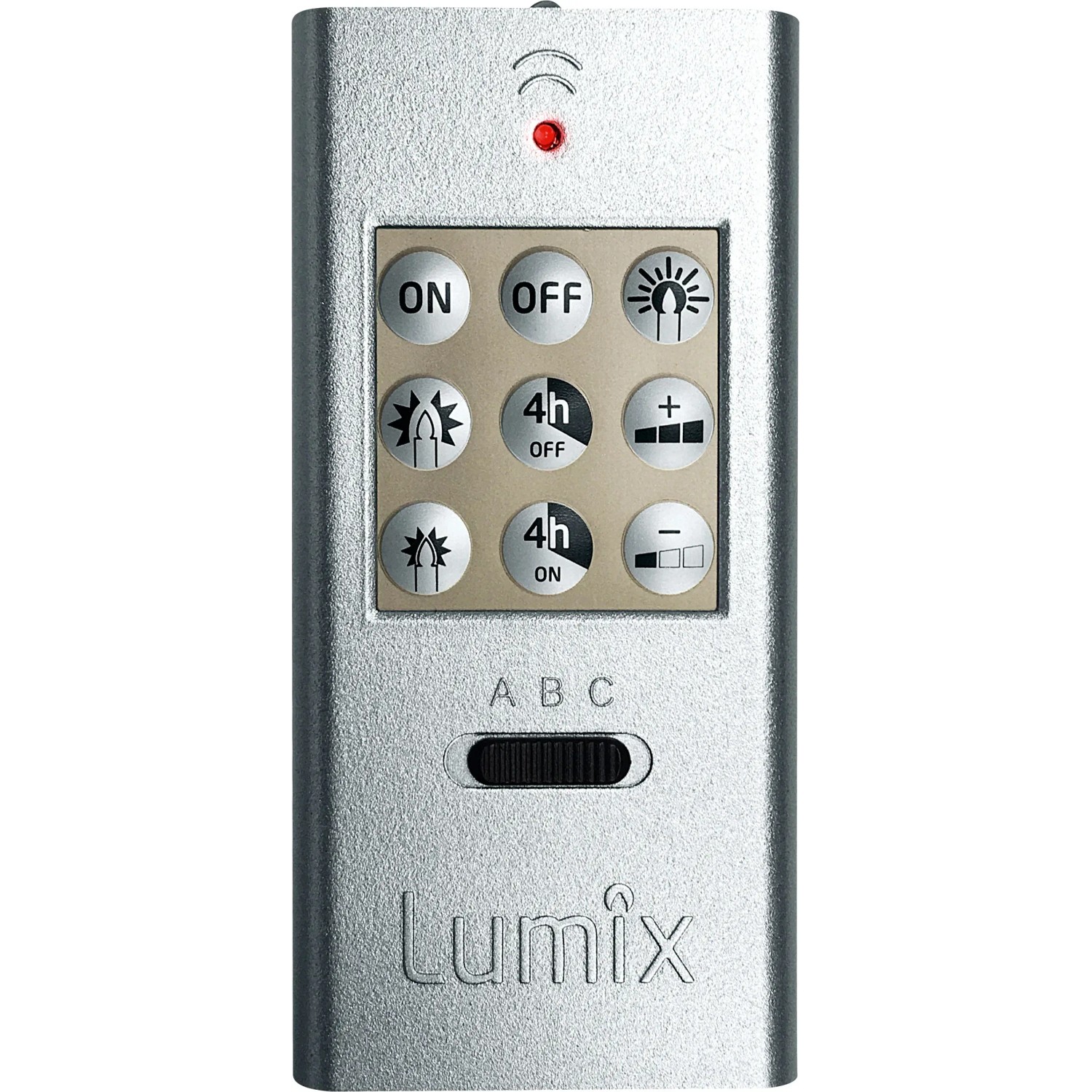 Lumix Mini Christbaumkerzen Fernbedienung zur Steuerung der Lichterkette.