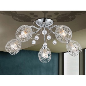 Globo Deckenleuchte KORDULA Chrom