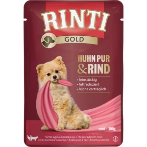 Rinti Hunde-Nassfutter Gold Huhn und Rind 100 g