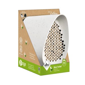 Elho Bienenhotel Essential 18 cm Grau