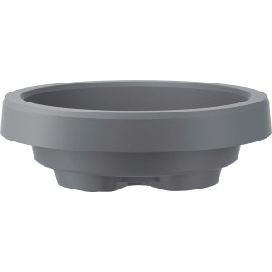 Graue Waterform Regentonne Maze 240 l, Detailansicht des Deckels.