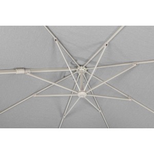 Schneider Ampelschirm Rhodos Twist Comfy 300 cm x 300 cm Greige