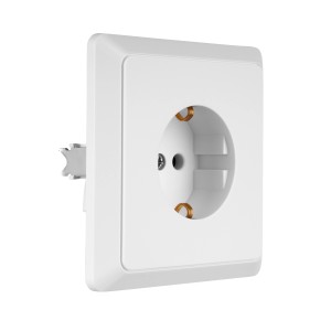 Weiße REV Ritter Steckdose PrimaLuxe Komplett für den Innenbereich.