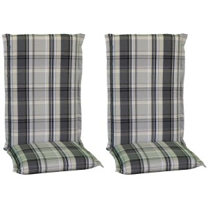 Beo Sitzauflage Hochlehner Atika 2er-Set Karo Beige