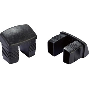 Fußkappen für Amarillo Klappsessel (4 Stk.) aus Kunststoff, zum Schutz der Gartenstühle.