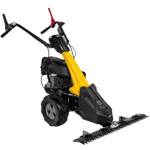 Texas Balkenmäher CB8750, schwarz-gelb, mit 87 cm Mähbalken für hohes Gras.