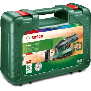 Bosch Akku-Multischleifer EasySander 12 im Koffer mit Akku. Ideal zum Schleifen kleiner Flächen.