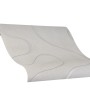 Colani Vliestapete Visions Welle Pearl-Beige, Rolle mit Wellenmuster in Beige und Grau.