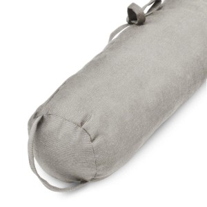 Beautissu Viento Zugluftstopper, 90cm, hellgrau, mit Schlaufe.
