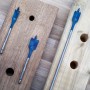 Bosch Flachfräsbohrer Expert Self Cut Speed Set mit Holzbohrern in verschiedenen Größen.