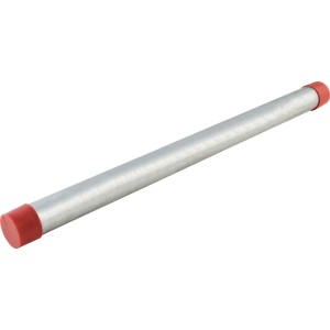 Gerades Temperguss-Fitting, 26,4 mm (R 3/4) x 400 mm, mit zwei Außengewinden.