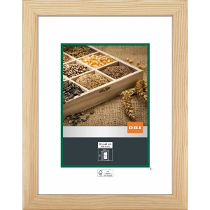 OBI Holz-Wechselrahmen Natur, 30x40 cm, FSC®-zertifiziert. Bilderrahmen aus hellem Holz.