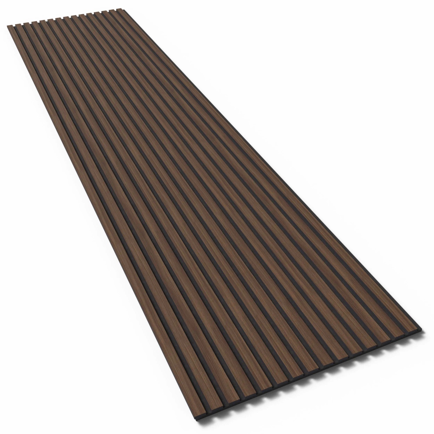 Denpanels Akustikpaneel Acu-Line Walnuss, Holzpaneel für Wand und Decke.