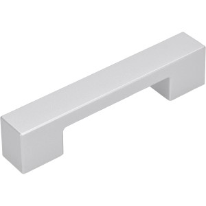 Siro Möbelgriff 01011, Metalleffekt Aluminium, Lochabstand 96mm.