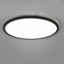 Schwarze, runde Reality LED-Deckenleuchte Aureo, 40 cm Durchmesser, für Panels & Wohnraumbeleuchtung.
