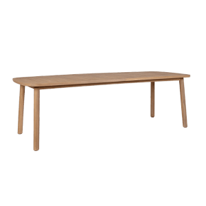 Bizzotto Gartentisch Pablo, 240 cm, Akazienholz Nature Brown. Stabiler Esstisch für den Garten.