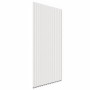 Weißes Denpanels Akustikpaneel (120x60 cm) mit vertikalen Rillen zur Schallabsorption.