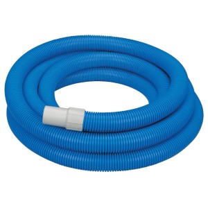 Blauer Steinbach Schwimmbadschlauch, 38 mm Durchmesser, 760 cm Länge.
