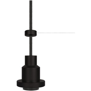 Schwarze Ledvance Lampenaufhängung Pendulum 1906 E27 aus Aluminium für Lampenkabel.