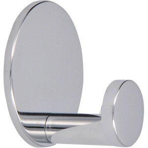 Siro Haken 2335 Metall Chrom Glänzend Selbstklebend Ø 50 mm