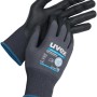 Uvex Phynomic Allround Arbeitshandschuhe Gr. 08, grau/schwarz, für leichte Arbeiten in trockenen Bereichen.