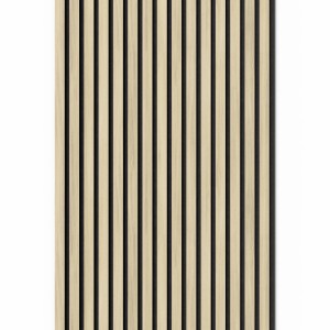 Denpanels Akustikpaneel Acu-Line Eiche Hell auf Melamin Filz 260 cm