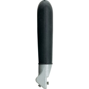LUX Metallsäge Professional, Detailansicht des Griffs. Handsäge mit rutschfestem 2-Komponenten-Bügelgriff.