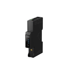 Schwarzer Anker Solix Smart Meter Gen 2 für Balkonkraftwerke. Kompaktes Gerät zur Energiemessung.