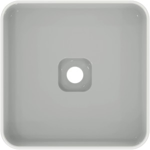 Ideal Standard Strada II Aufsatzwaschtisch, 40x40 cm, weiß, ohne Hahnloch und Überlauf.