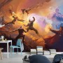 Komar Vlies Fototapete Avengers Epic Battles, 500x280cm, mit Superhelden-Motiv.
