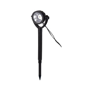 Schwarze Näve LED Solar Erdspießleuchte Nomi, 6er-Set, für den Garten oder die Terrasse.