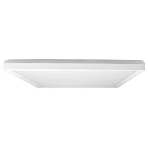 Weiße E2 Elektro LED Deckenleuchte Q420, 24W, CCT, IP54 für Wand und Decke.